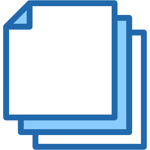 Free Paper icon two-color style