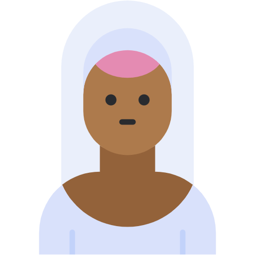 Free Nun icon flat style