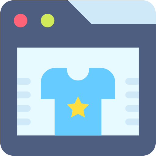 Free Store Website icon Flat style