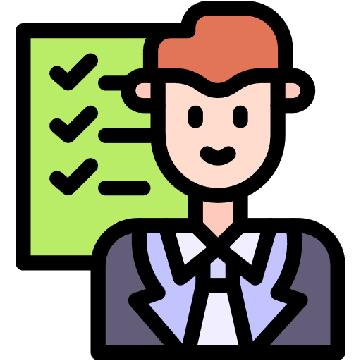 Free management icon lineal-color style