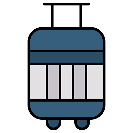 Free suitcase icon lineal-color style