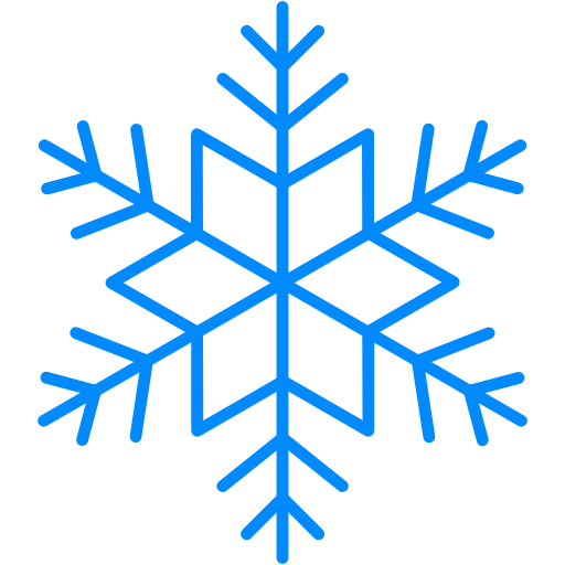 Free Snowflake icon Two Color style