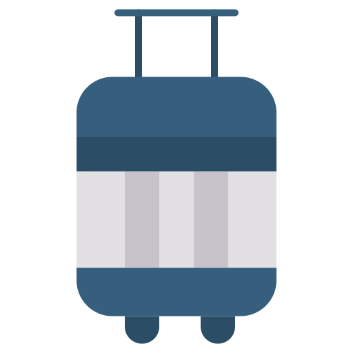 Free suitcase icon Flat style