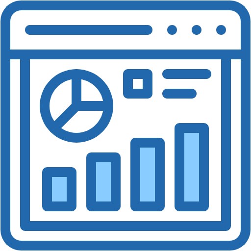 Free Report icon two-color style