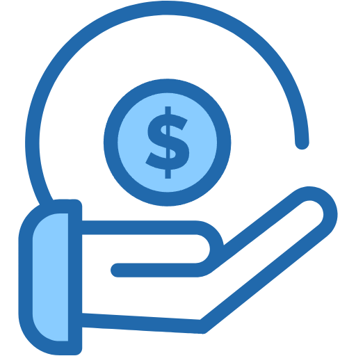 Free Budget icon two-color style