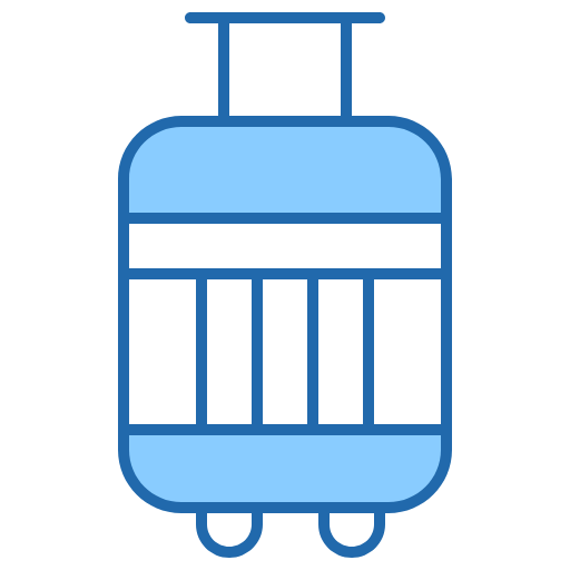 Free suitcase icon two-color style