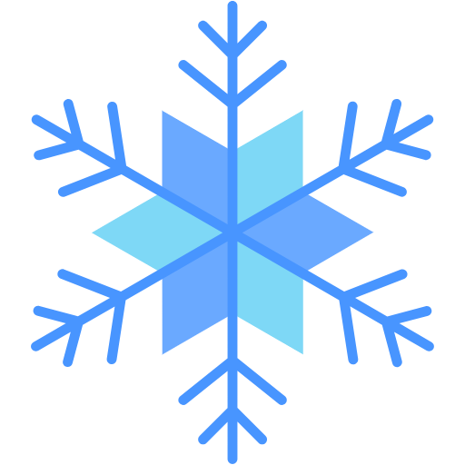 Free Snowflake icon Flat style