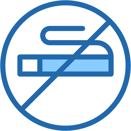 Free no smoking icon two-color style