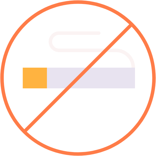 Free no smoking icon flat style