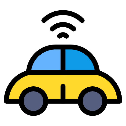 Free Smart vehicle icon lineal-color style