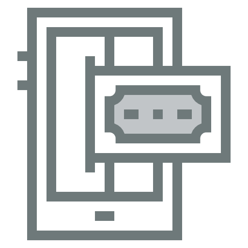 Free payment icon two-color style