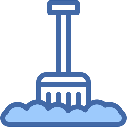 Free Shovel icon two-color style