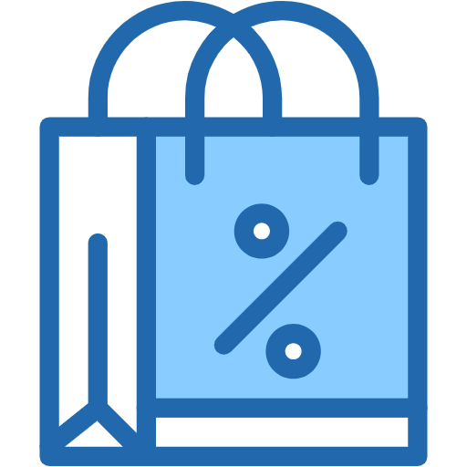 Free Shopping Bag icon Two Color style - Black Friday pack
