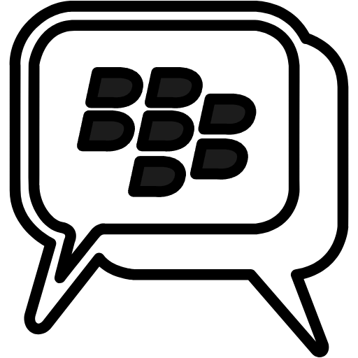 Free BlackBerry Messenger icon lineal-color style
