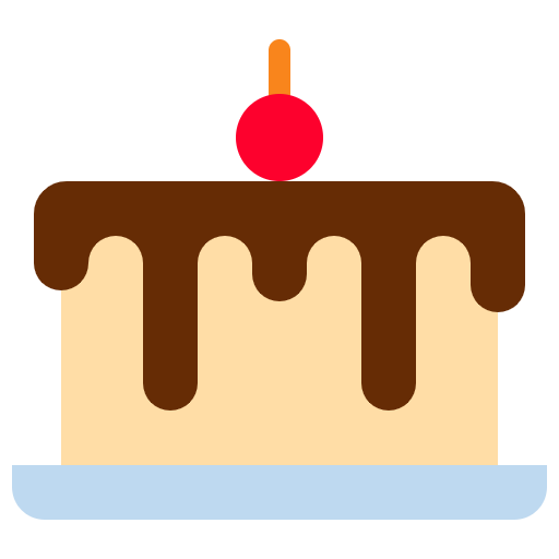 Free Cake icon Flat style