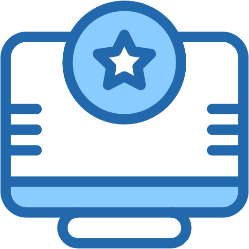 Free Rating icon two-color style