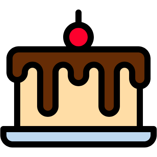 Free Cake icon Lineal Color style