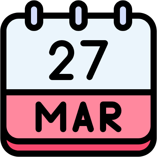 Free Calendar icon lineal-color style