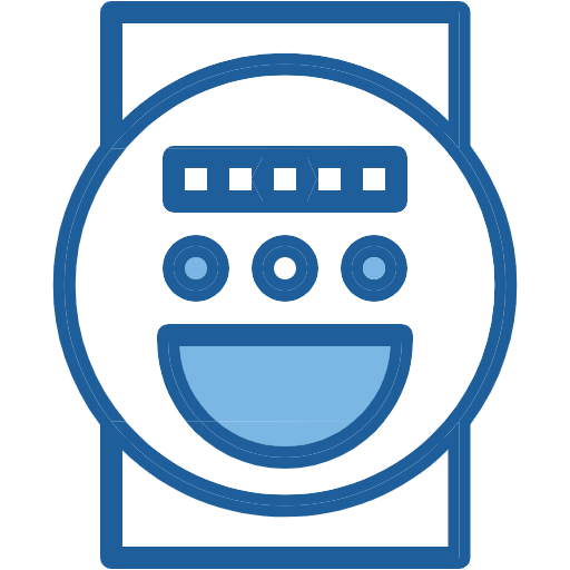 Free Electic Meter icon two-color style