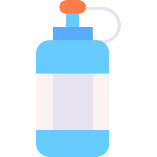 Free Bottle icon flat style