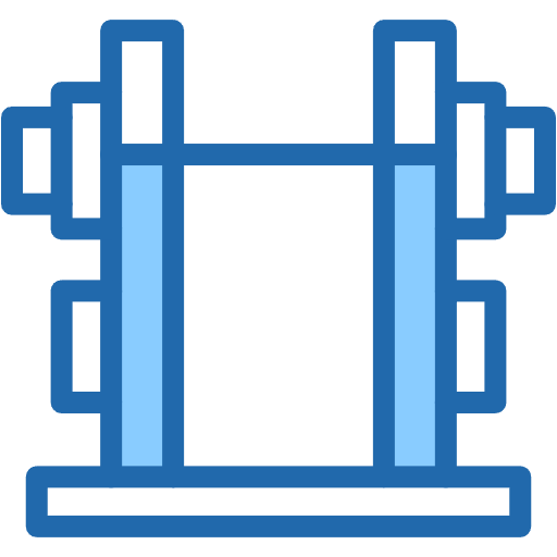 Free Gym icon two-color style