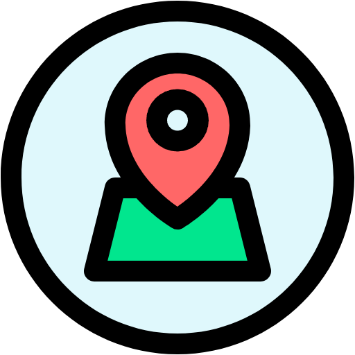Free Location icon lineal-color style