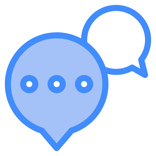 Free message icon two-color style