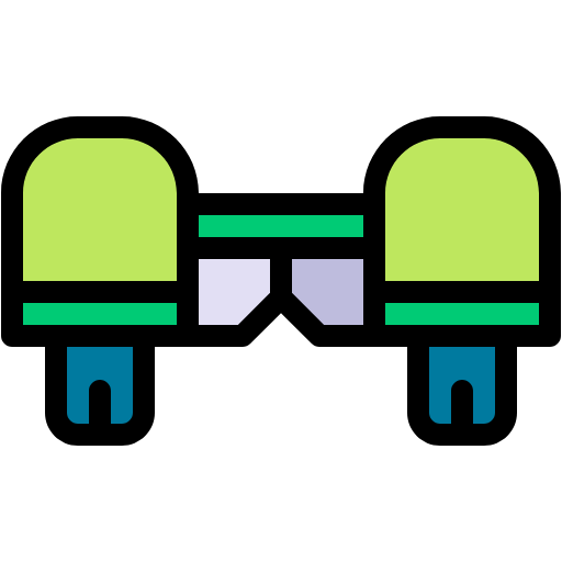 Free Hover board icon lineal-color style