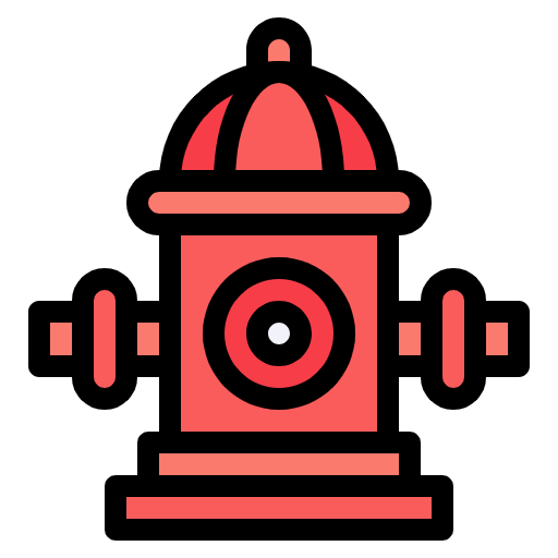 Free Hydrant icon Lineal Color style