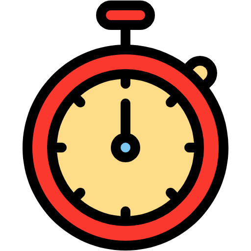 Free Stopwatch icon Lineal Color style