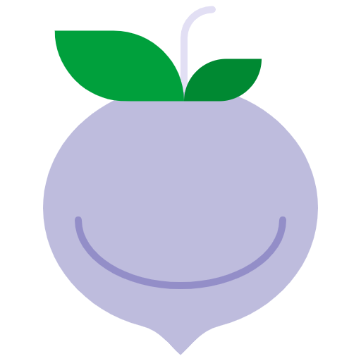 Free Radish Turnip icon flat style