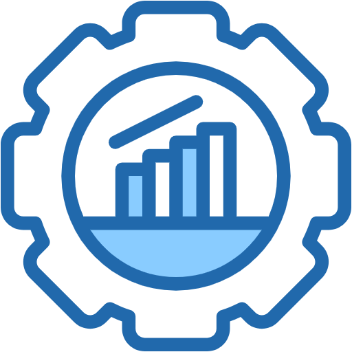 Free Chart icon two-color style