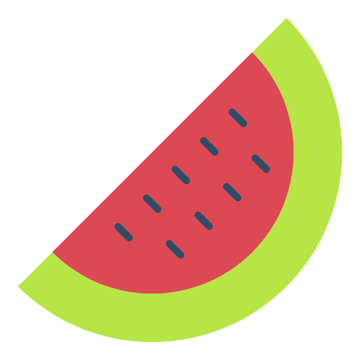 Free Melon icon flat style