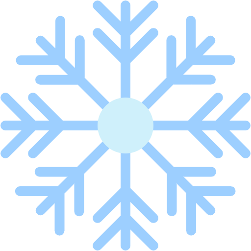 Free Snowflake icon flat style