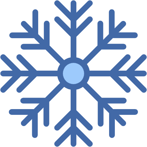 Free Snowflake icon two-color style