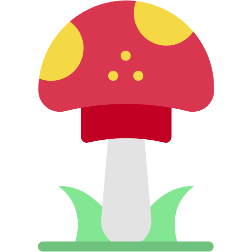 Free Mushroom icon flat style