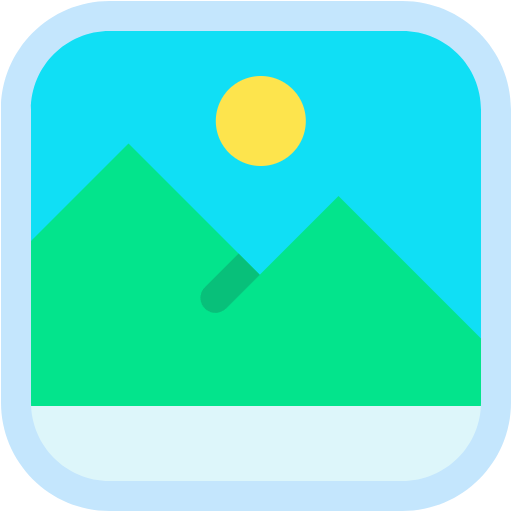 Free Gallery icon flat style