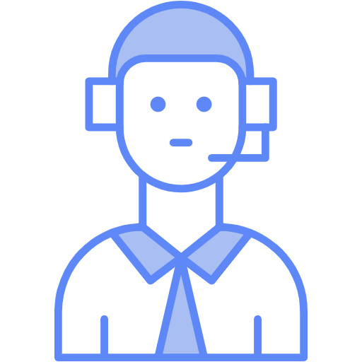 Free Customer Support icon two-color style