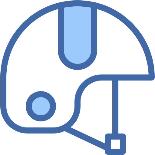 Free Helmet icon two-color style