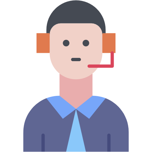 Free Customer Support icon flat style