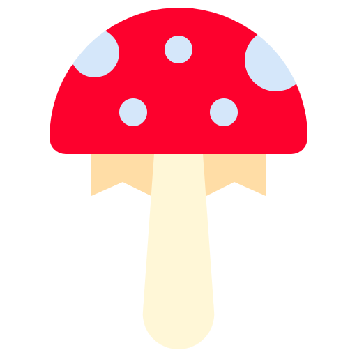 Free Mushroom icon Flat style