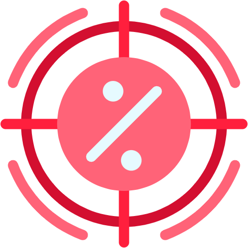 Free Target icon Flat style