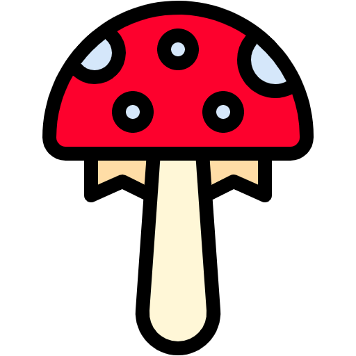 Free Mushroom icon lineal-color style