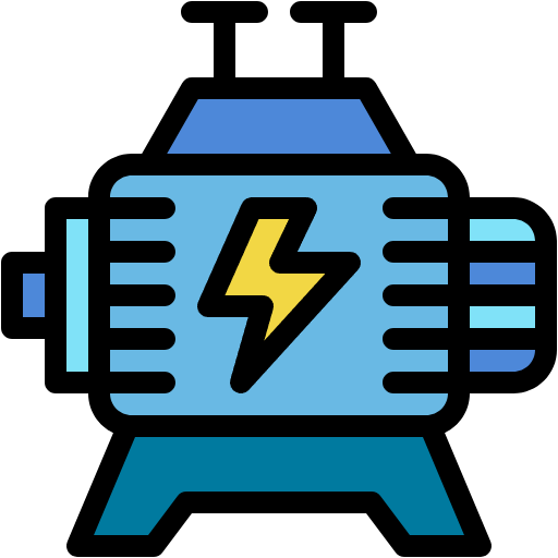 Free Electric Motor icon lineal-color style