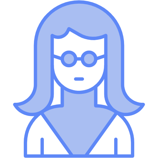 Free Female Entrepreneur icon two-color style