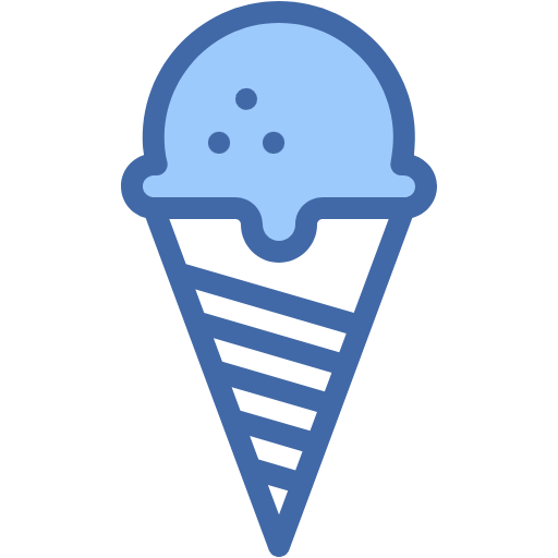 Free Ice cream icon two-color style