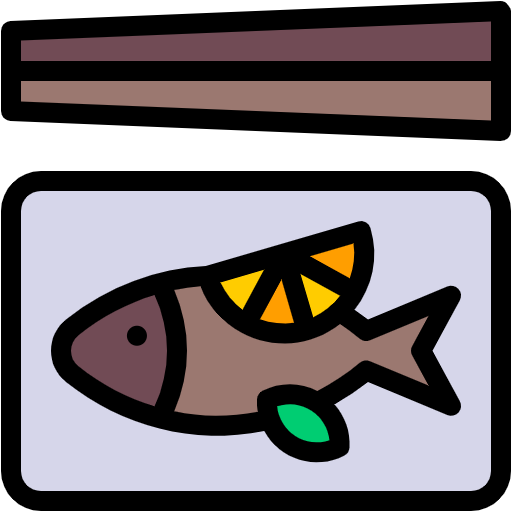 Free Steamed Fish icon Lineal Color style - China pack