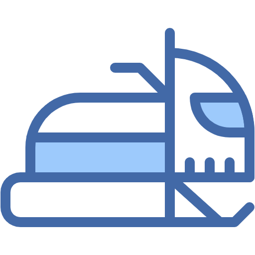 Free Snowmobile icon two-color style
