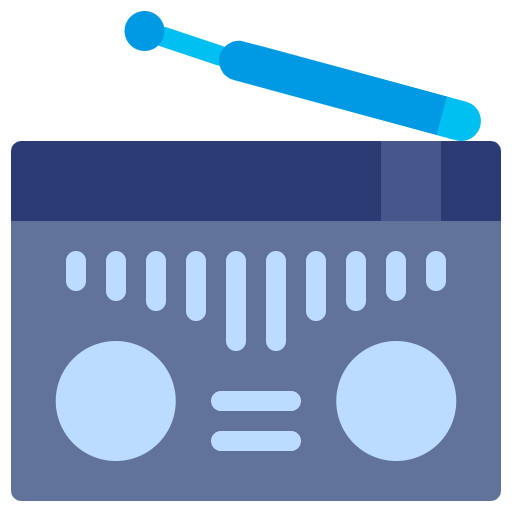 Free Radio icon Flat style - Smart Home pack