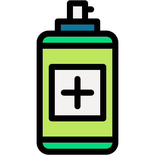 Free Spray icon lineal-color style